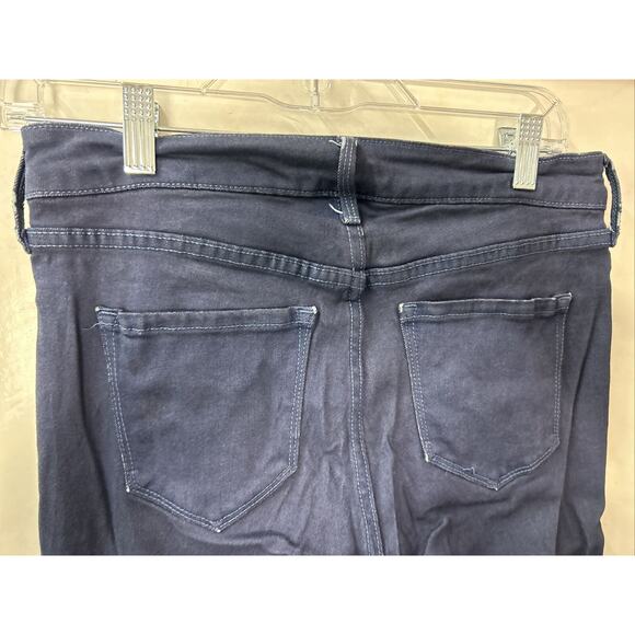Old Navy Womens Rockstar Skinny Jeans Size 4/28 Short Mid Rise Dark Wash Denim - Picture 6 of 12